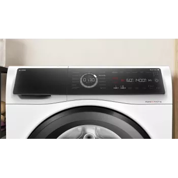 Bosch Serie 8 WNC254A40 pesukone-kuivausrumpu vapaasti seisova edestä täytettävä valkoinen