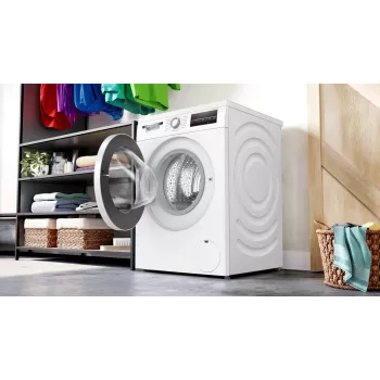 Bosch Serie 6 WUU28T22 etulatauksinen pyykinpesukone, 9 kg, 1351 kierr./min, energialuokka A, valkoinen