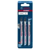 Bosch 2 608 900 563 pistosaha-/kuviosaha-/puukkosahan terä pistosahanterä kovametalli 3 kpl