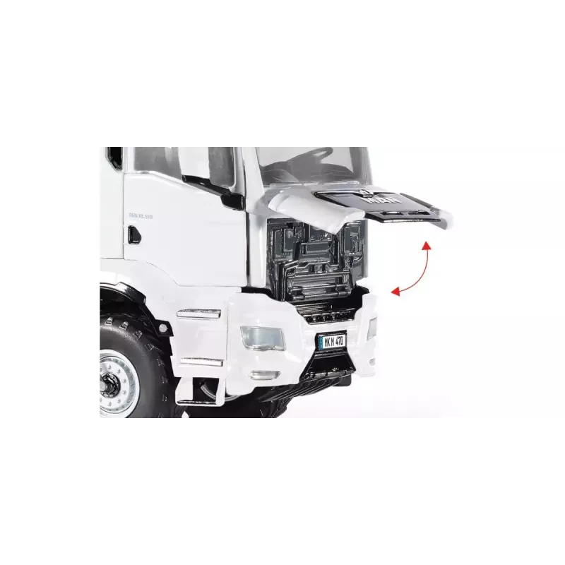 Kuorma-auto/perävaunu-malli Wiking 077652 esikoottu 1:32