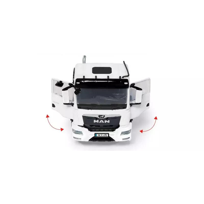 Kuorma-auto/perävaunu-malli Wiking 077652 esikoottu 1:32