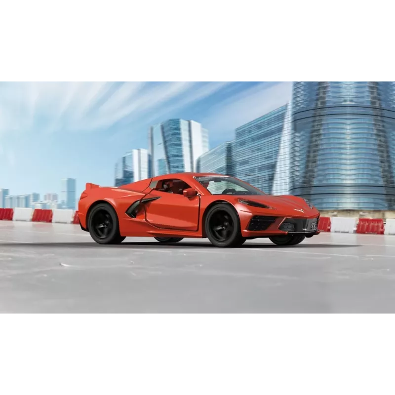 Siku Chevrolet Corvette Stingray urheiluautomalli valmiiksi koottu 1:50
