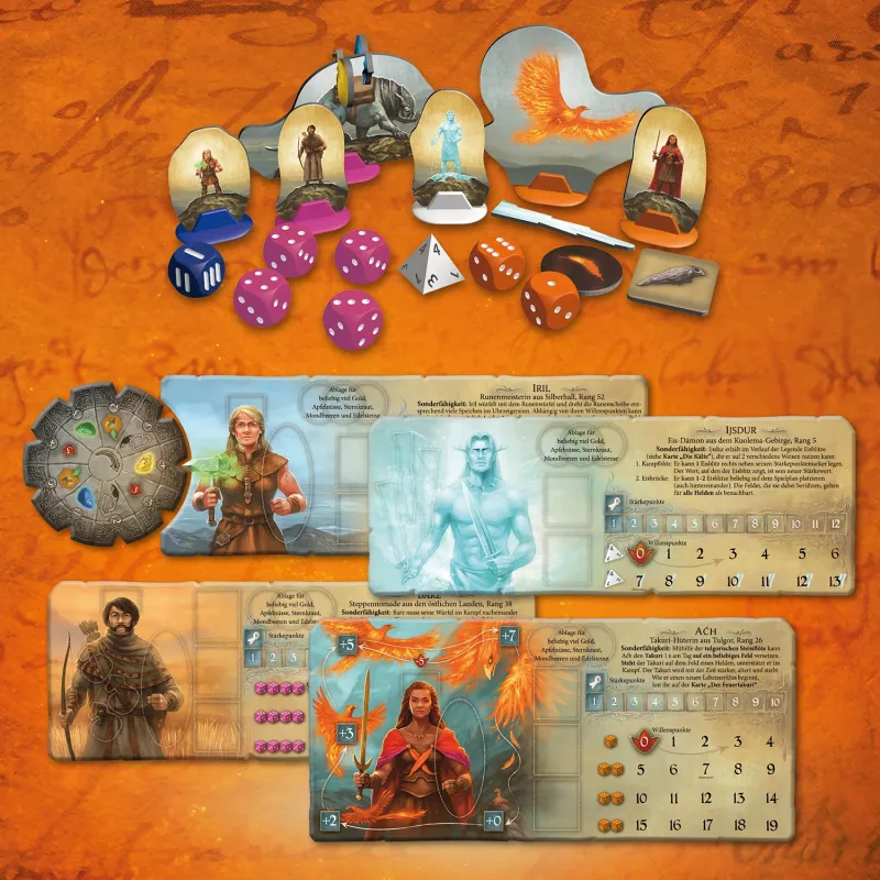 Kosmos Die Legenden von Andor - Magische Helden lautapeli strategia