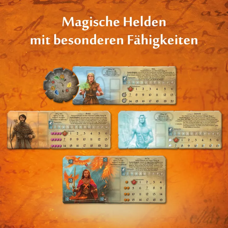 Kosmos Die Legenden von Andor - Magische Helden lautapeli strategia