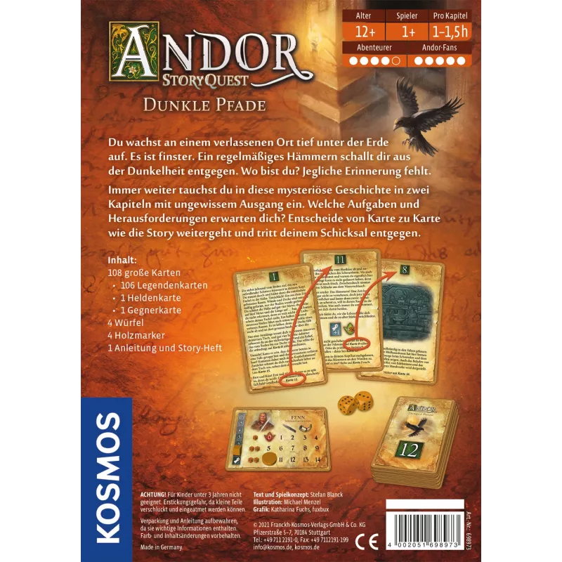 Kosmos Andor StoryQuest lautapeli perhe