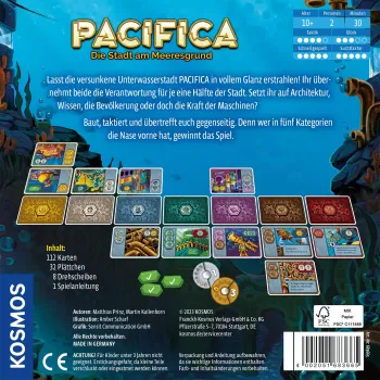 Kosmos Pacifica lautapeli matka/seikkailu