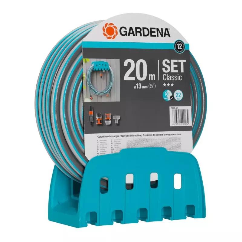 Puutarhaletku Gardena 18005-50 20 m maanpäällinen sininen