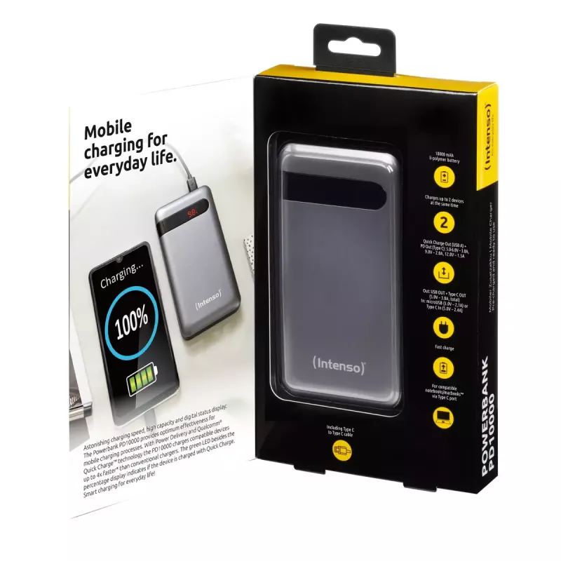 Kannettava varavirtalähde Intenso PD10000 10000 mAh