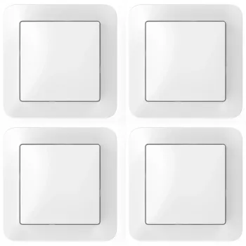 Seinäkatkaisinsarja, 4 kpl, Bosch Smart Home, älykkäille toimilaitteille, valkoinen