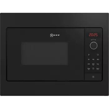 Neff HLAWG25S3 mikroaaltouuni musta Solo-mikroaaltouuni kalusteisiin 20 L 800 W