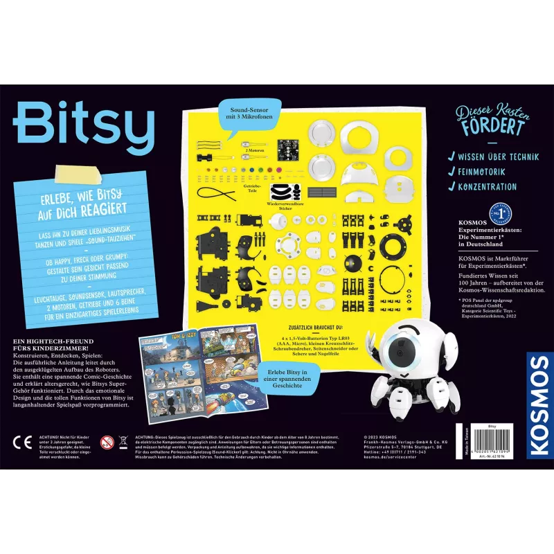 Kosmos Bitsy rakennuspeli