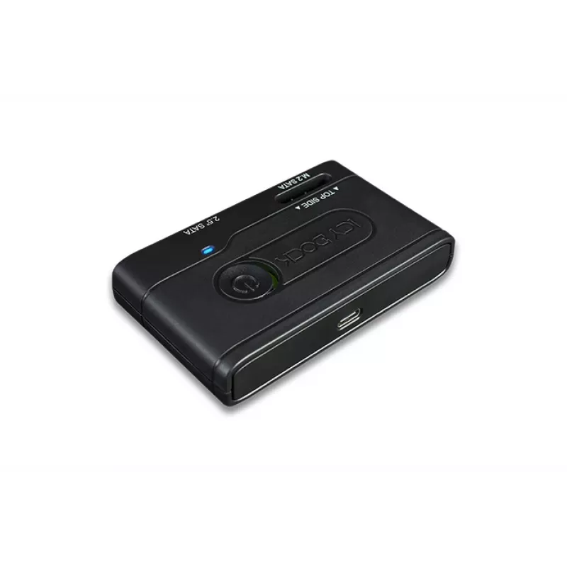 ICY BOX Ez-sovitin - 2,5 tuuman & M.2 SATA -kiintolevy/SSD USB 3.2 Gen 1 -sovittimeen