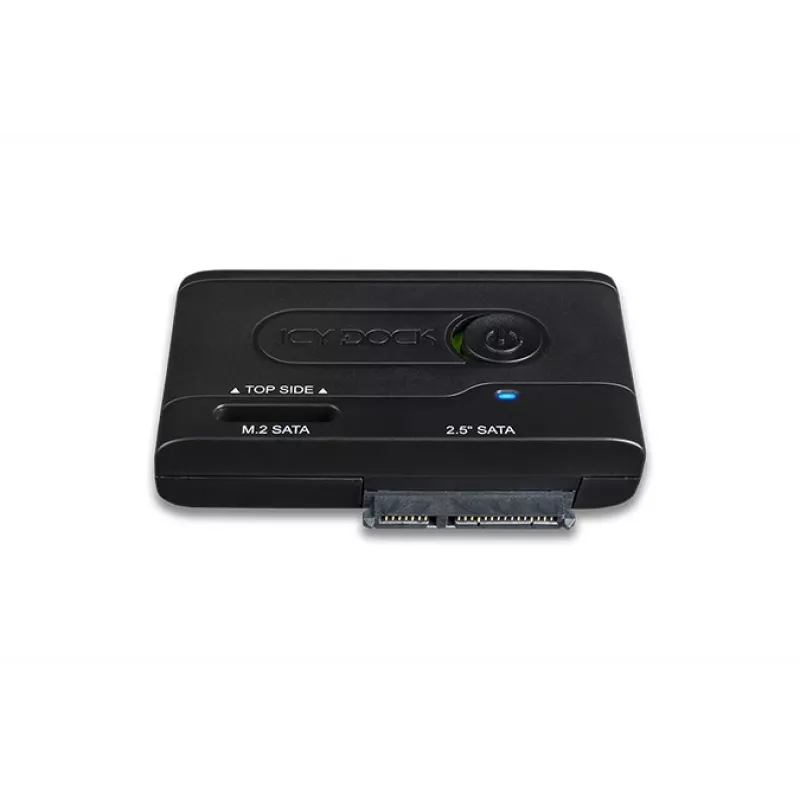 ICY BOX Ez-sovitin - 2,5 tuuman & M.2 SATA -kiintolevy/SSD USB 3.2 Gen 1 -sovittimeen