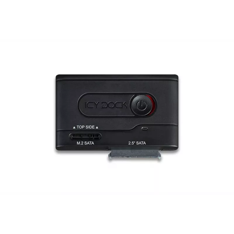 ICY BOX Ez-sovitin - 2,5 tuuman & M.2 SATA -kiintolevy/SSD USB 3.2 Gen 1 -sovittimeen