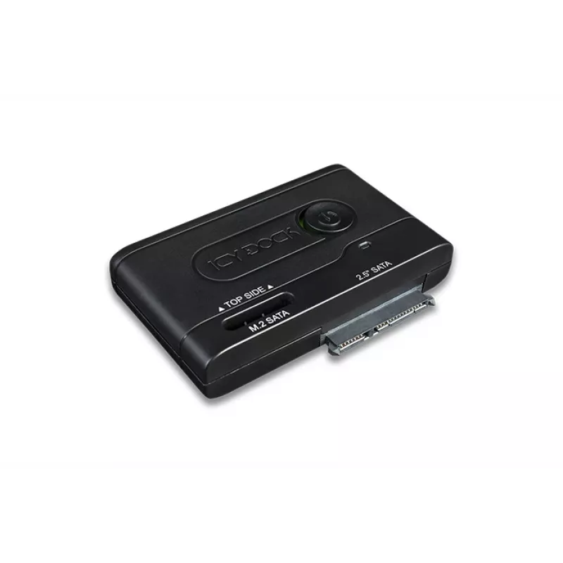 ICY BOX Ez-sovitin - 2,5 tuuman & M.2 SATA -kiintolevy/SSD USB 3.2 Gen 1 -sovittimeen