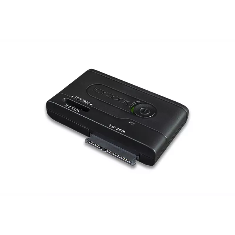 ICY BOX Ez-sovitin - 2,5 tuuman & M.2 SATA -kiintolevy/SSD USB 3.2 Gen 1 -sovittimeen