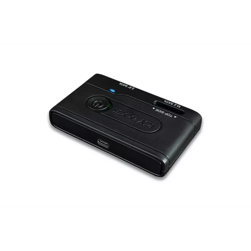 ICY BOX Ez-sovitin - 2,5 tuuman & M.2 SATA -kiintolevy/SSD USB 3.2 Gen 1 -sovittimeen