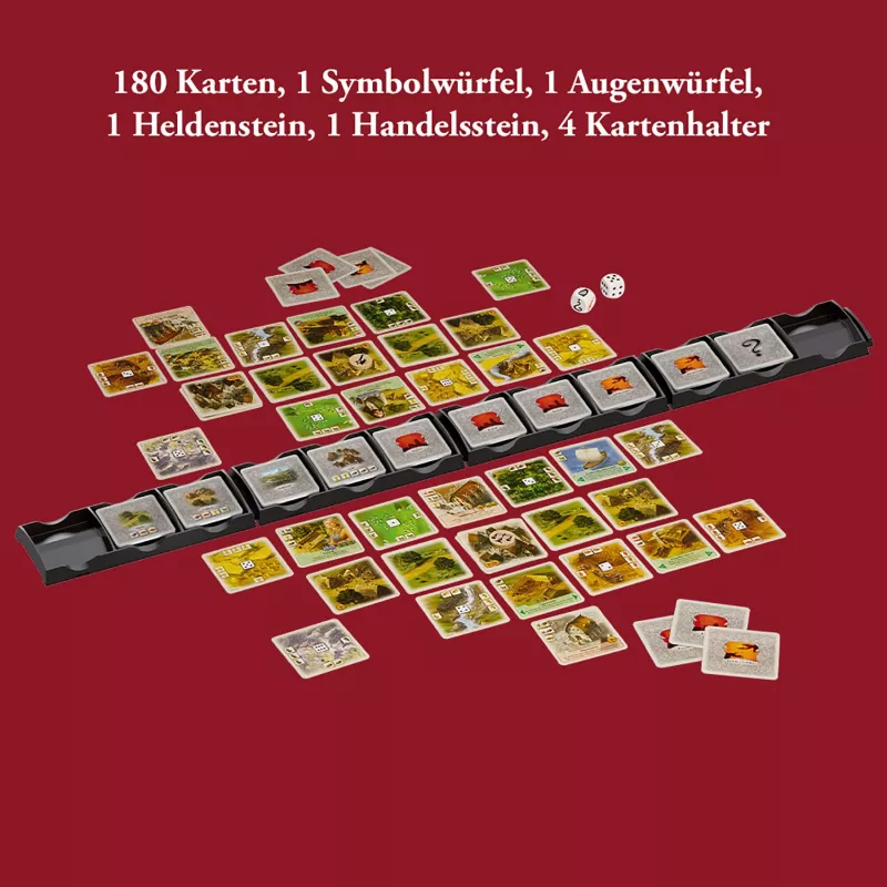 Kosmos CATAN - Das Duell korttipeli, 2 pelaajalle, 10-vuotiaasta alkaen
