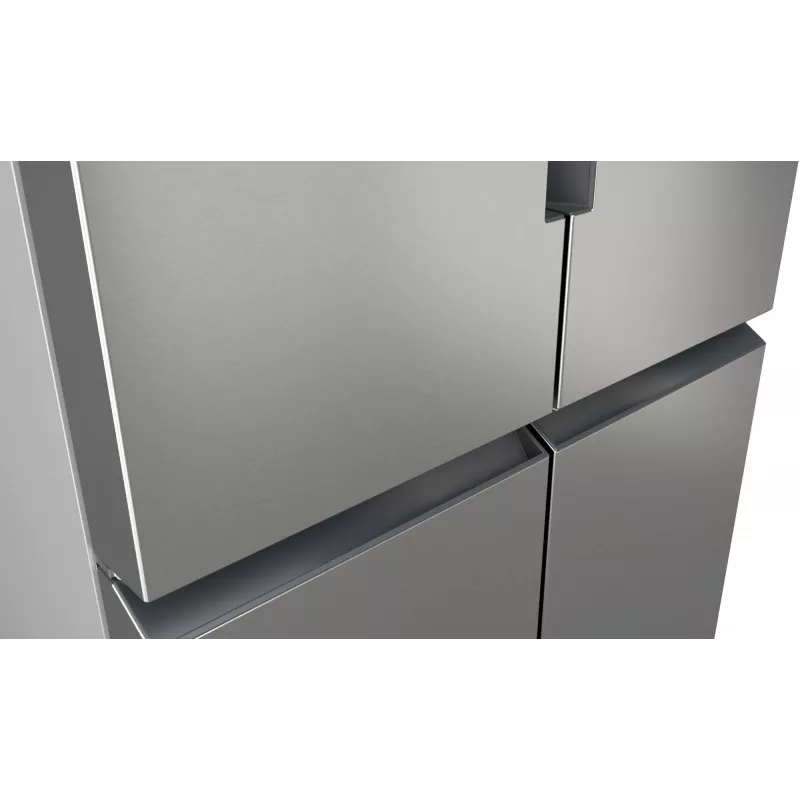Siemens iQ300 KF96NVPEA French Door side-by-side-jääkaappipakastin, 605 l (405 l + 200 l), hopea