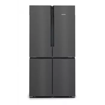 Siemens iQ500 KF96NAXEA Side-by-Side-jääkaappi vapaasti seisova 605 L musta, ruostumaton teräs