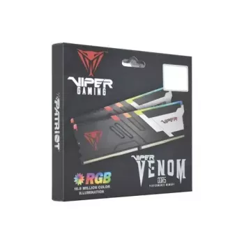 DIMM 64 GB DDR5-5600 (2x 32 GB) dual-kit, keskusmuisti musta, PVVR564G560C40K, Viper Venom RGB, INTEL XMP