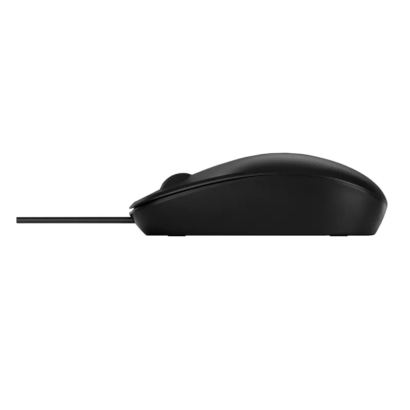 HP 128 laserkaapelihiiri, molempikätinen, laser, USB Type-A, 1200 DPI, musta