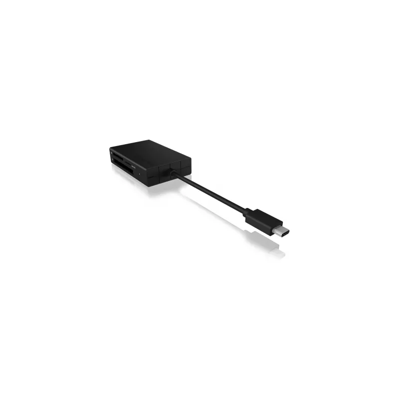 ICY BOX IB-CR401-C3 kortinlukija USB 3.2 Gen 1 (3.1 Gen 1) Type-C musta