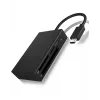 ICY BOX IB-CR401-C3 kortinlukija USB 3.2 Gen 1 (3.1 Gen 1) Type-C musta