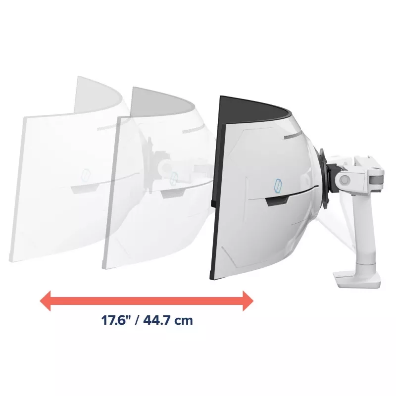 ERGOTRON HX pöytänäyttövarret VHD-pivot – valkoinen