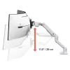 ERGOTRON HX pöytänäyttövarret VHD-pivot – valkoinen