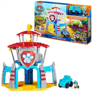 PAW Patrol, Dino Rescue HQ -leikkisetti äänillä ja eksklusiivinen Rex-figuuri ja ajoneuvo