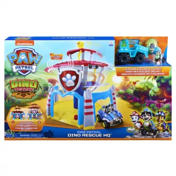 PAW Patrol, Dino Rescue HQ -leikkisetti äänillä ja eksklusiivinen Rex-figuuri ja ajoneuvo