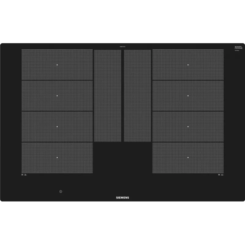 Siemens EX801LYC1E induktioliesi musta integroitu vyöhykeinduktioliesi 4 vyöhykettä