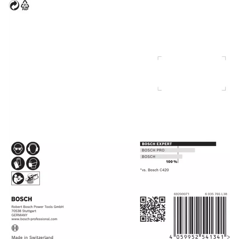 Bosch 2 608 900 808 kiertotyökalu hioma-/hiomatarvike puu hiomapaperi