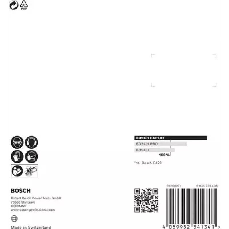 Bosch 2 608 900 806 kiertotyökalu hioma-/hiomatarvike puu hiomapaperi