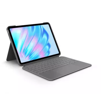LOGITECH Combo Touch iPad Air 11in 5th Gen Oxford harmaa Qwertz saksa
