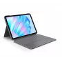 LOGITECH Combo Touch iPad Air 11in 5th Gen Oxford harmaa Qwertz saksa