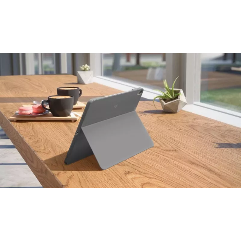 LOGITECH Combo Touch iPad Air 11in 5th Gen Oxford harmaa Qwertz saksa