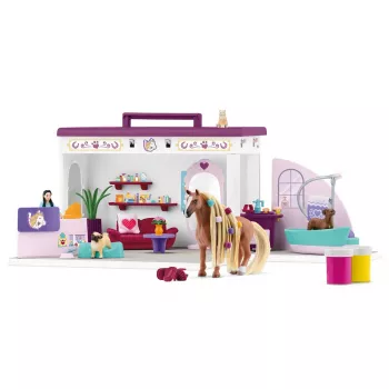 schleich HORSE CLUB Sofian kaunottaret lemmikkisalonki, salonki & spa, lemmikkisalonki, 3 vuotta, monivärinen, muovi