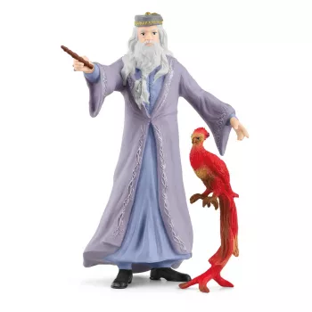 schleich Albus Dumbledore & Fawkes, 6 vuosi/vuotta, Harry Potter™, monivärinen, muovi