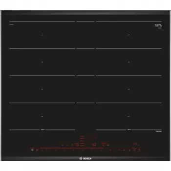 Bosch Serie 8 PXY675DC1E keittotaso musta kalusteeseen asennettava vyöhykeinduktio keittotaso 4 vyöhykettä