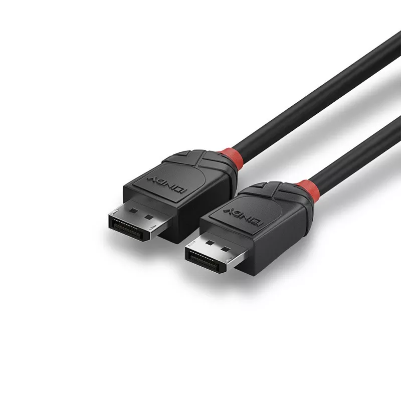 DisplayPort-kaapeli Lindy 2 m DisplayPort 1.2 -kaapeli Black Line