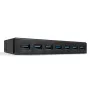 Lindy 7 portin USB 3.0 -keskitin, USB 3.2 Gen 1 (3.1 Gen 1) Type-A, USB 3.2 Gen 1 (3.1 Gen 1) Type-A, USB 3.2 Gen 1 (3.1 Gen 1), 5000 Mbit/s, musta, muovi