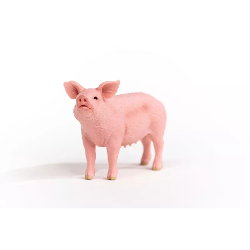Schleich maatilan sika -figuuri 13933, vaaleanpunainen, suositeltu ikä 3+