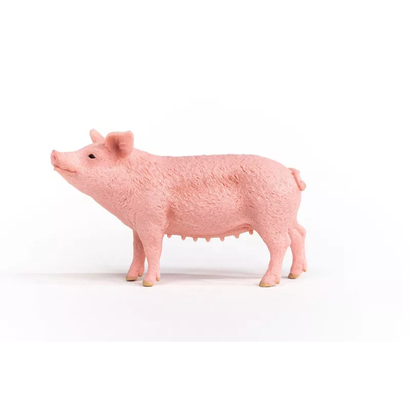 Schleich maatilan sika -figuuri 13933, vaaleanpunainen, suositeltu ikä 3+