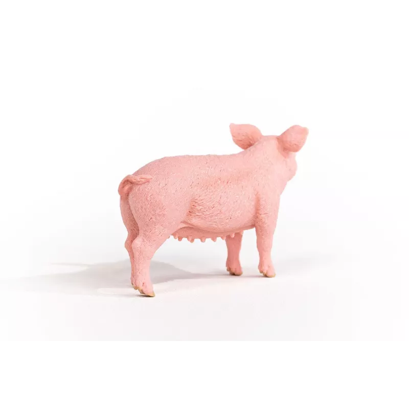 Schleich maatilan sika -figuuri 13933, vaaleanpunainen, suositeltu ikä 3+