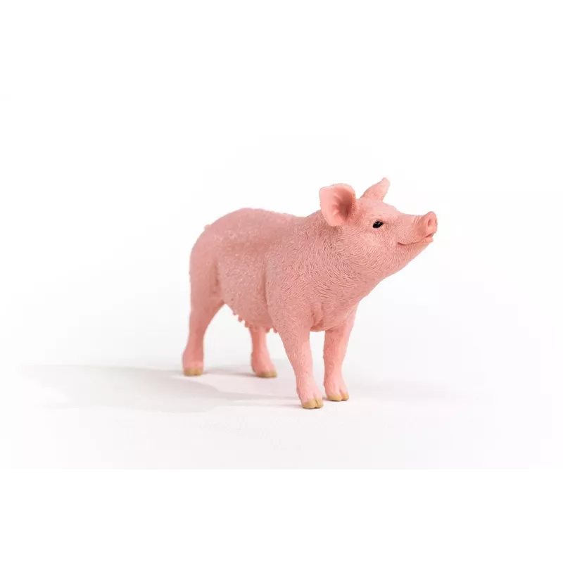 Schleich maatilan sika -figuuri 13933, vaaleanpunainen, suositeltu ikä 3+