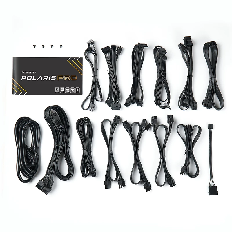 Chieftec Polaris PRO 1300W virtalähde 20+4-Pin ATX ATX musta