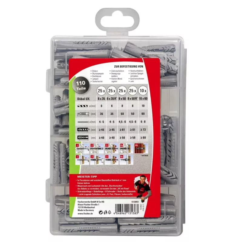 Fischer MEISTER-BOX UX/UX R kiinnitystappi