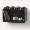 Hylly Room Copenhagen LEGO Brick 8 Shelf musta, modulaarinen näyttöhylly